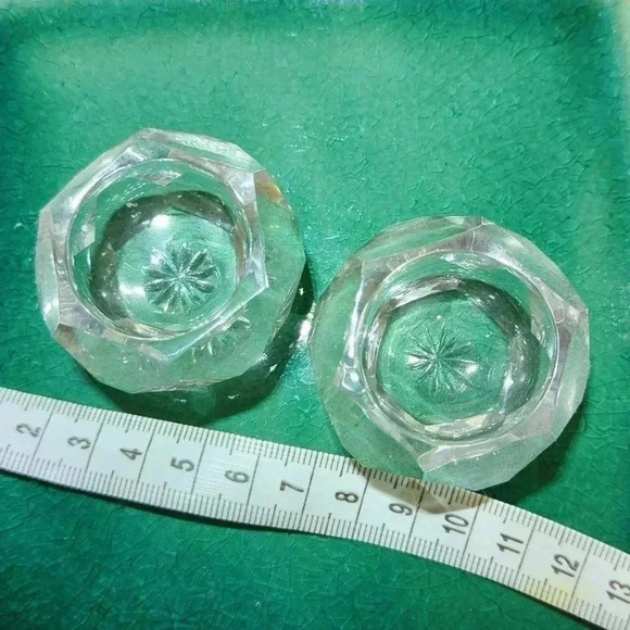 None Other - Victorian  Crystal Salt Cellars
